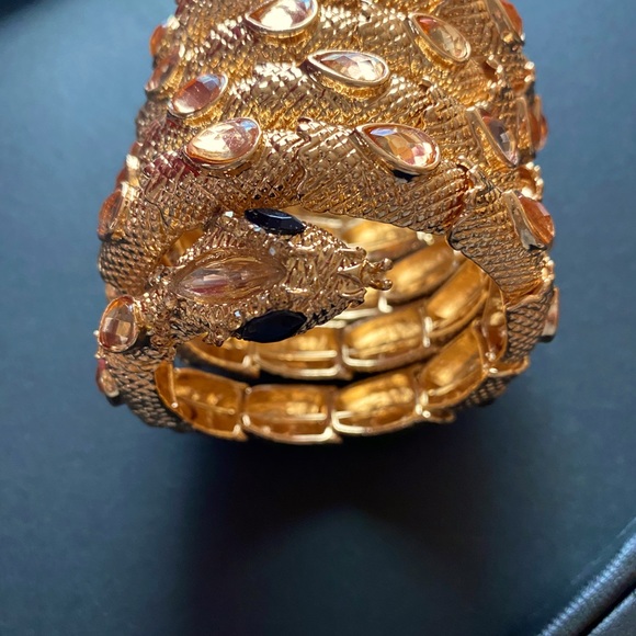 Magnificent Snake Arm Cuff / Bracelet New. Ships Free - Picture 3 of 12